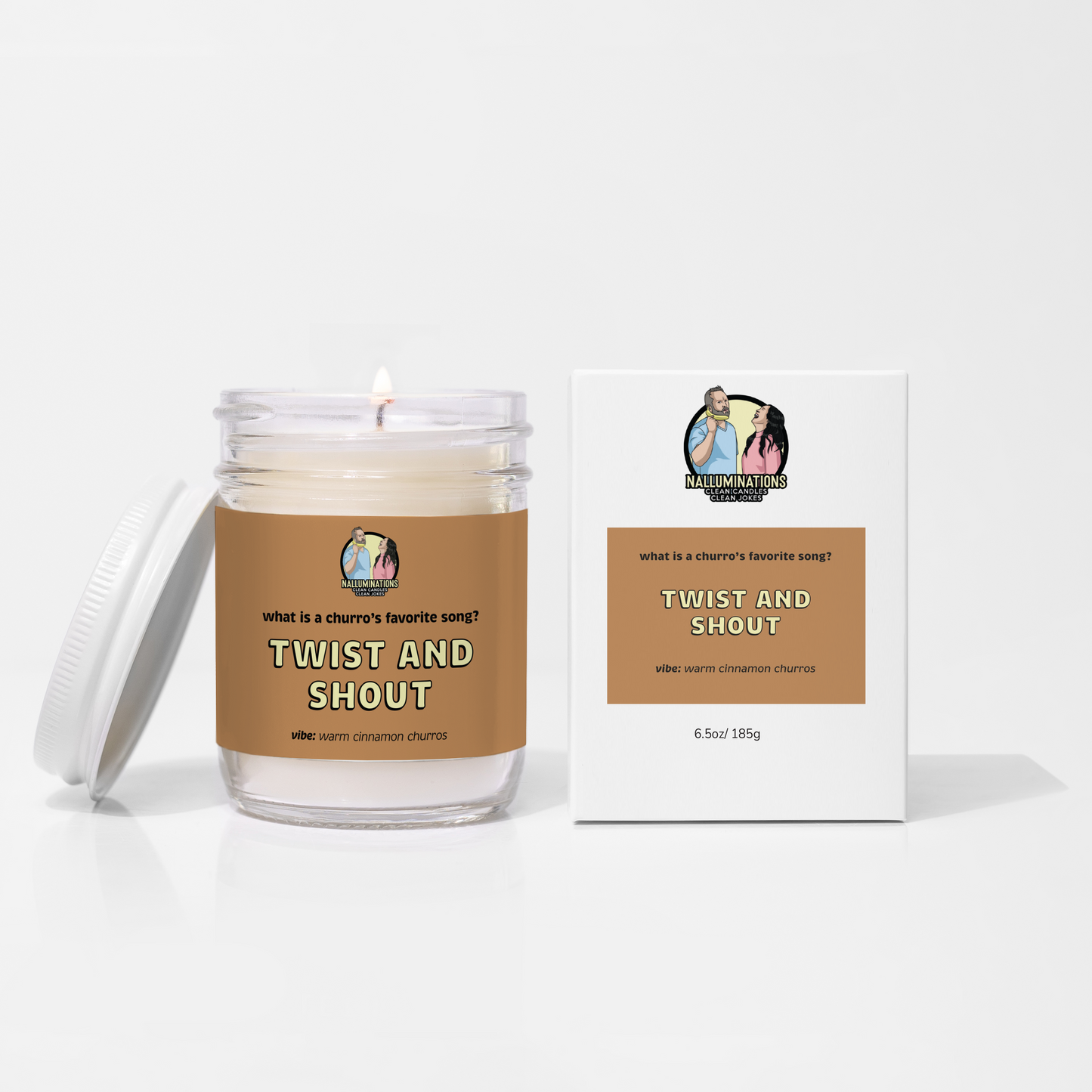 Twist and Shout Candle - Cinnamon Churros