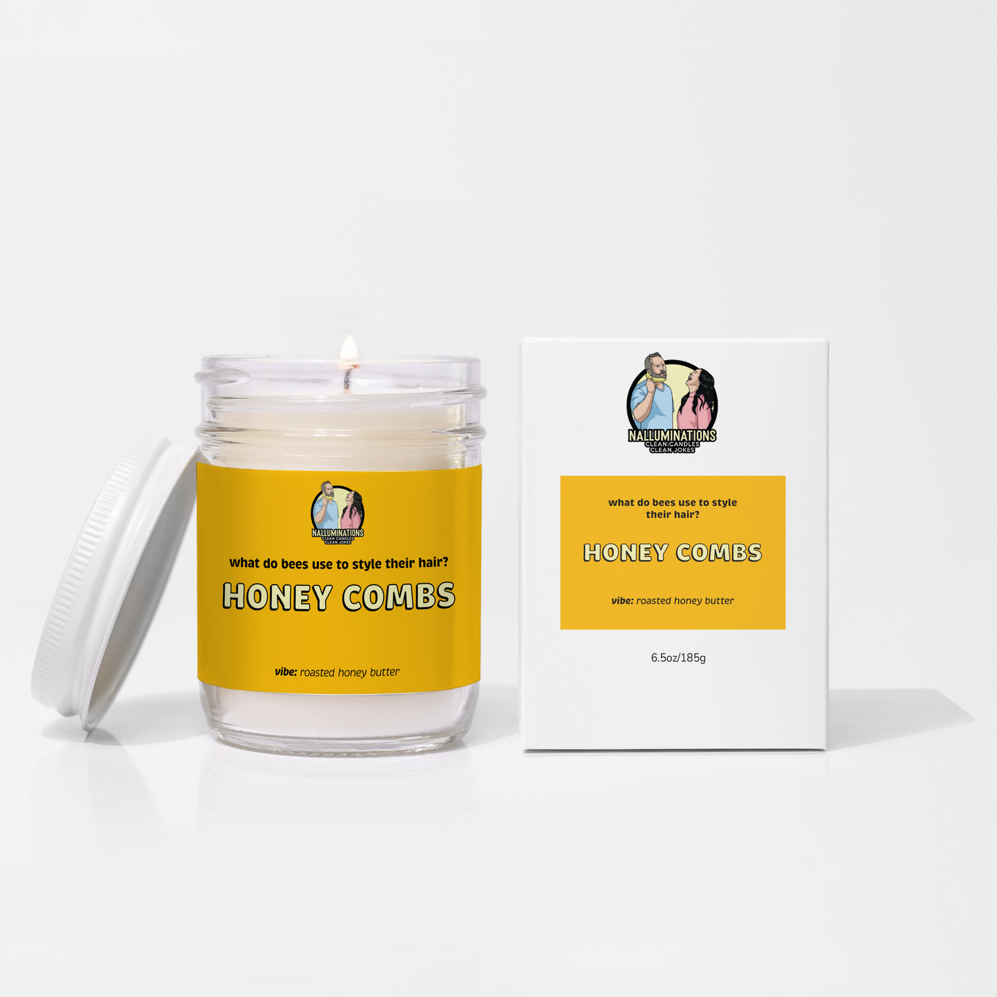 Honey Combs Candle - Roasted Honey Butter Scent