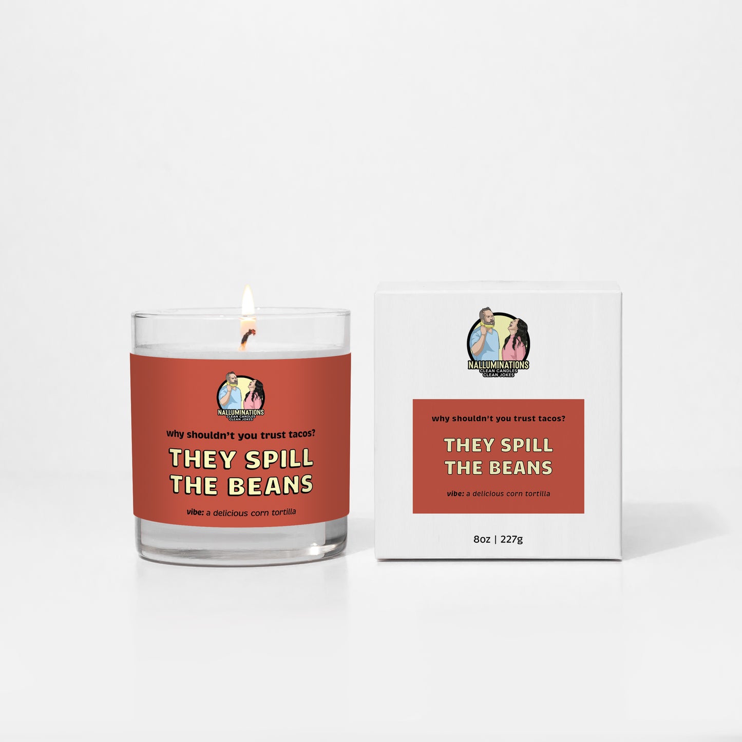 Spill the Beans Funny Candle – Taco Scented Candle