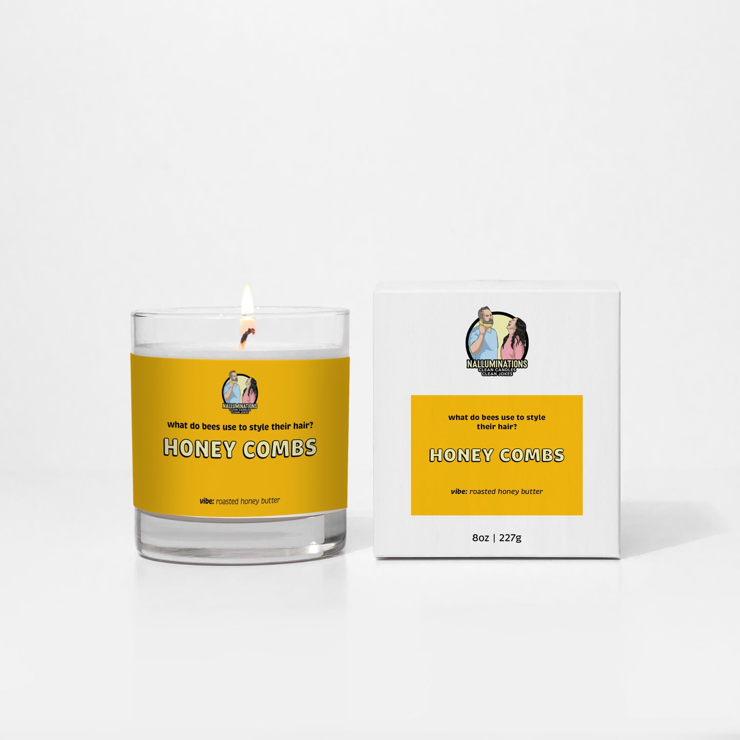 Honey Combs Candle - Roasted Honey Butter Scent