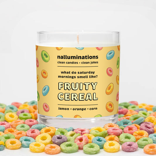 Fruity Cereal Funny Candle - Fruit Cereal Scent
