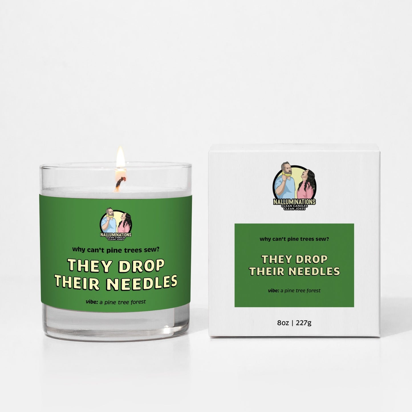They Drop Their Needles Candle - Pine and Woody Spice Scent