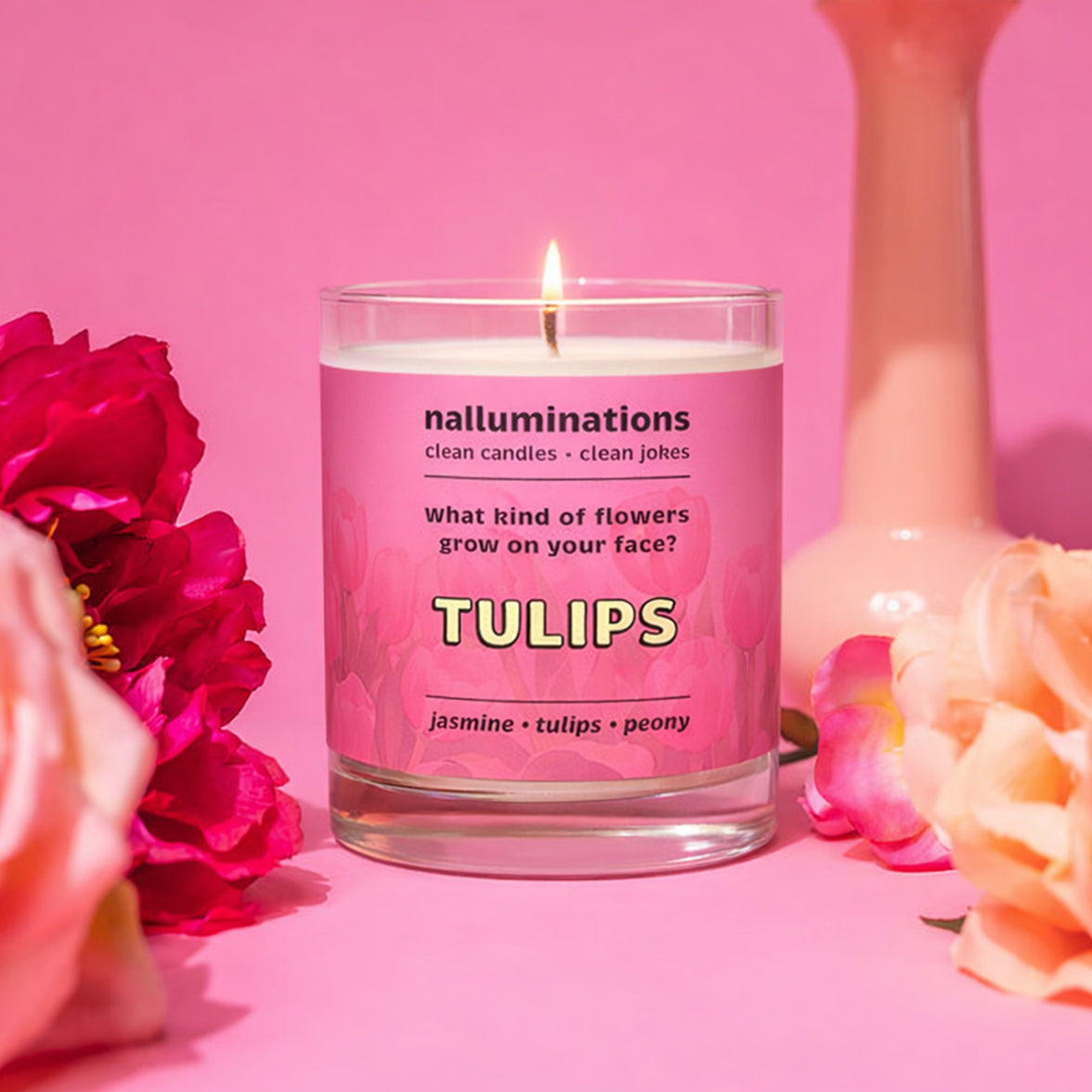 Tulips Funny Candle – Fresh Flower Shop Scent