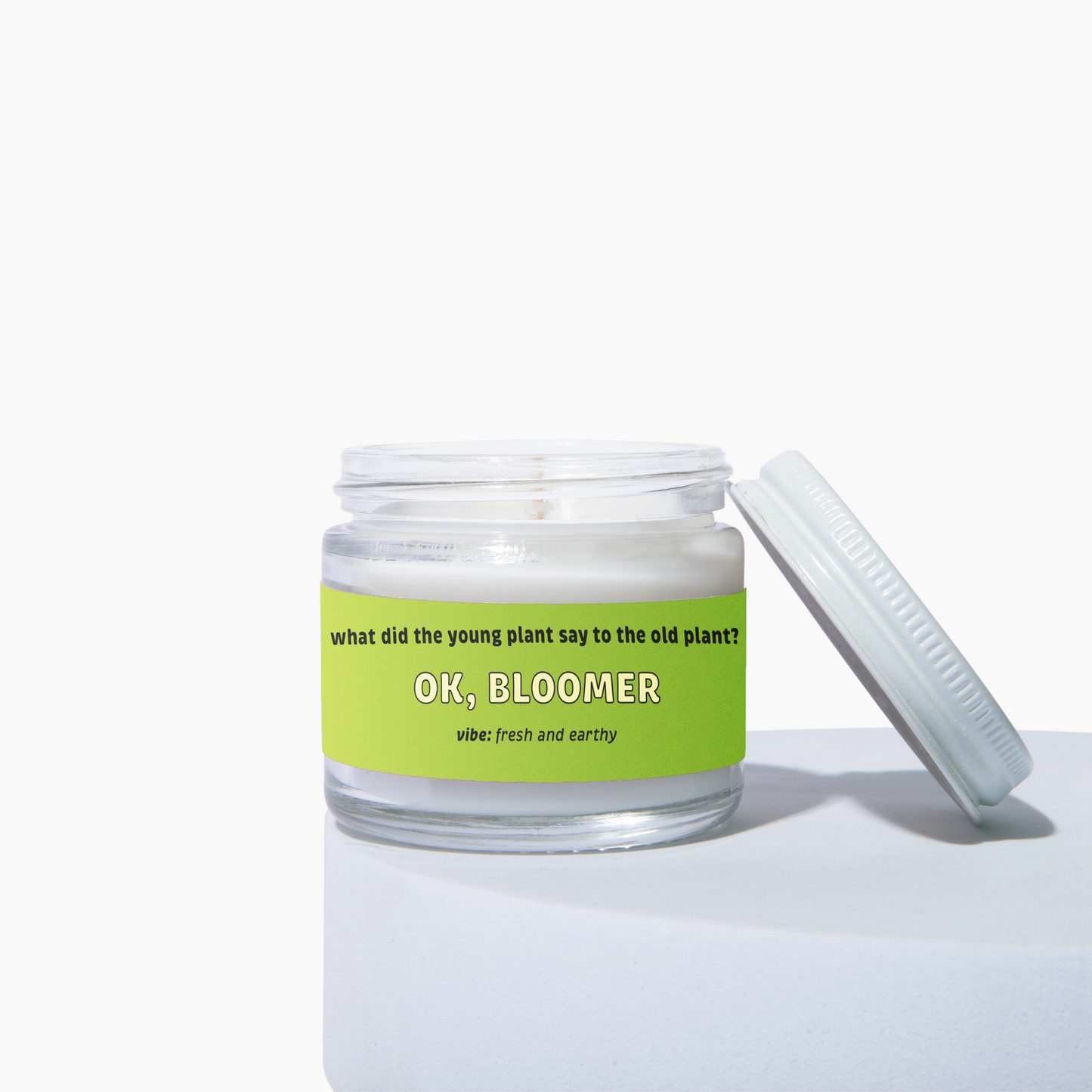 Ok, Bloomer Candle - Fresh Sandalwood & Gardenia Scent