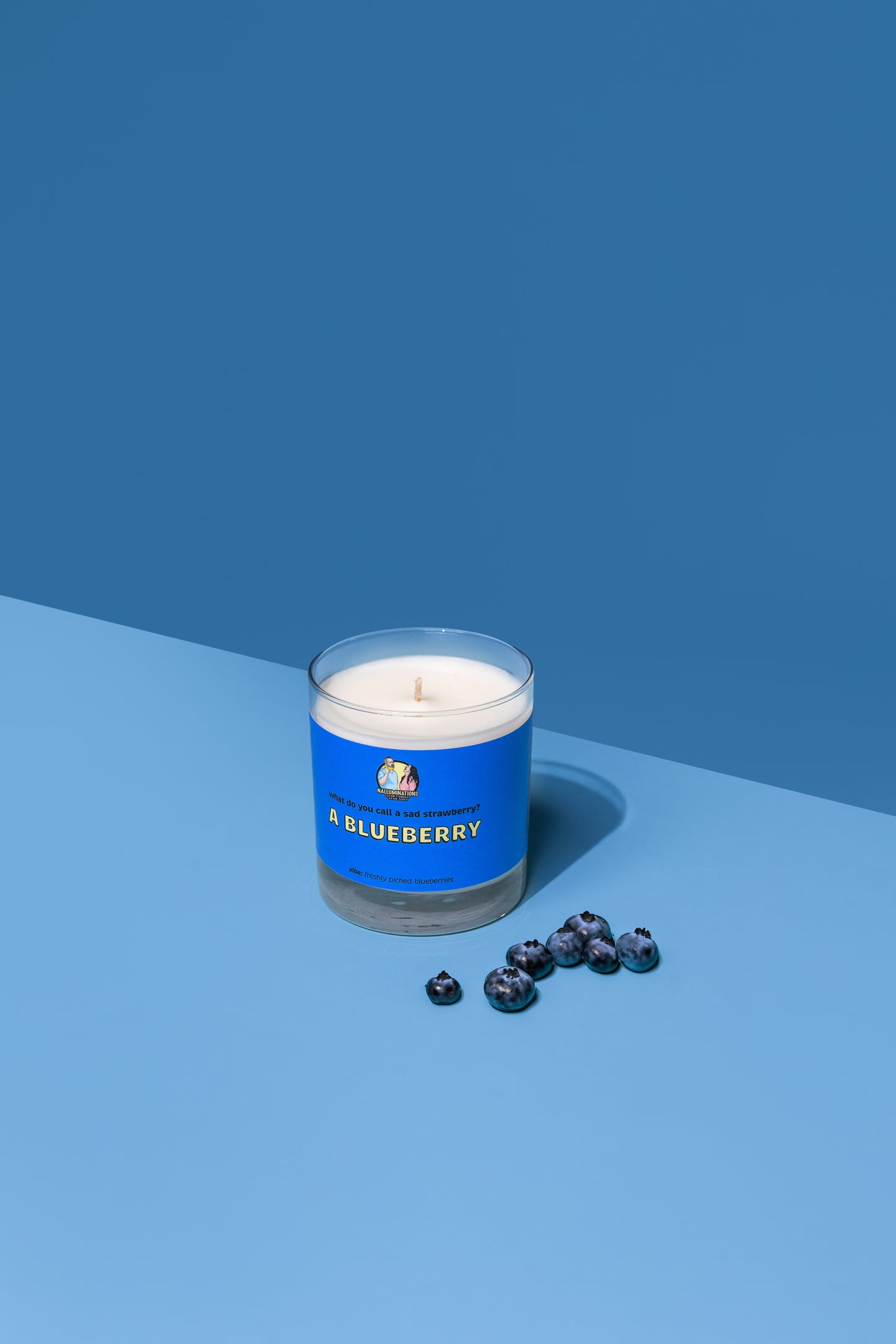 Blueberry Funny Candle – Sweet Berry Scent