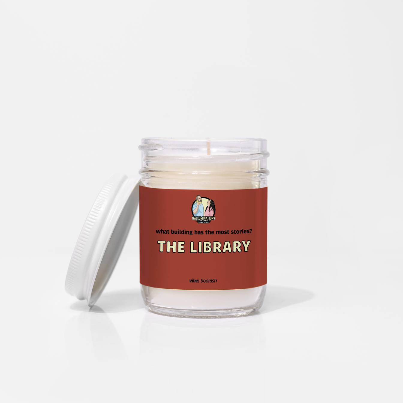 The Library Candle - Leather & Teakwood Scent