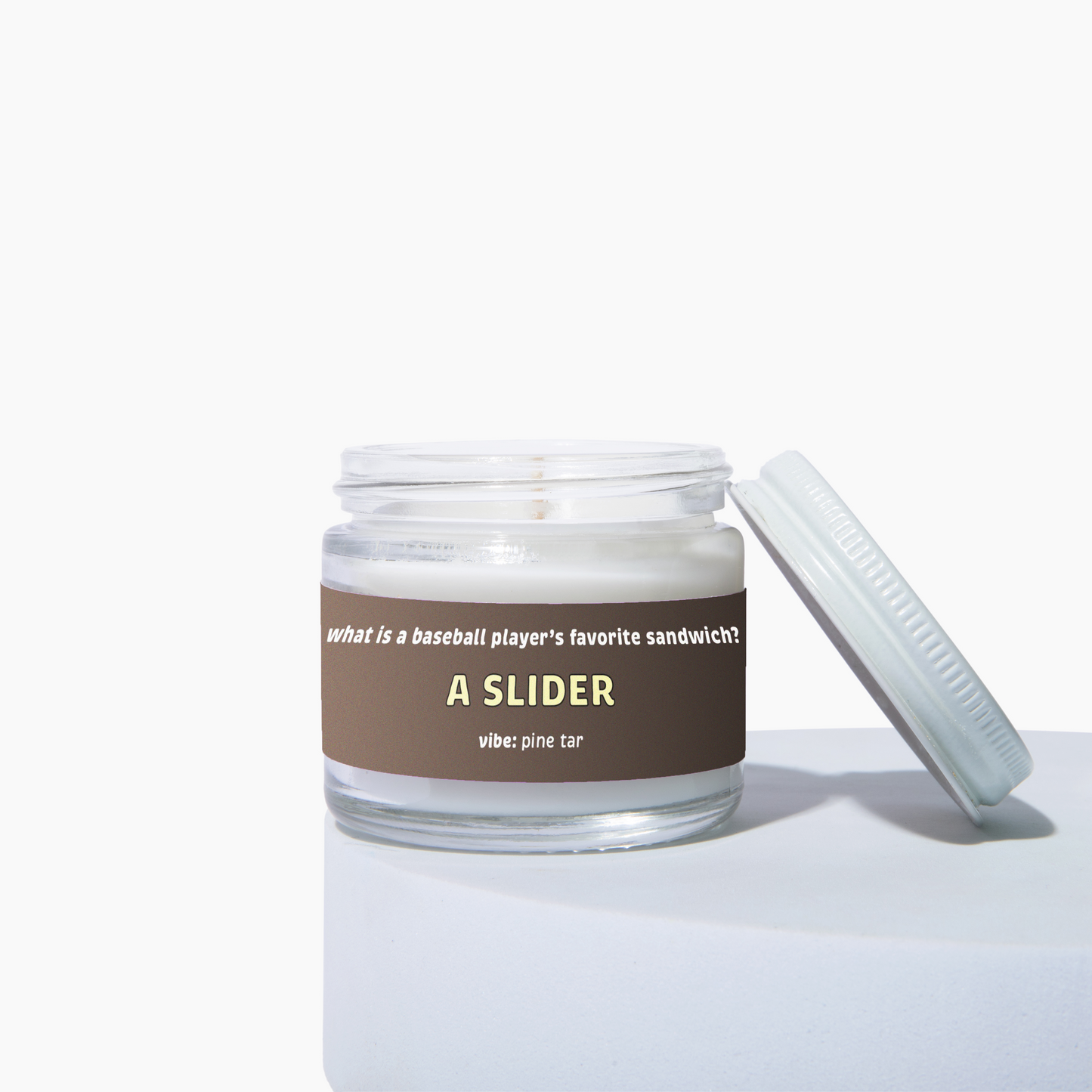 A Slider Candle - Pine Tar Scent - Baseball Fan