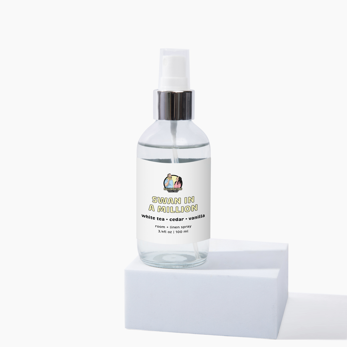 Swan in a Million Room Spray - White Tea, Cedar and Vanilla Scent