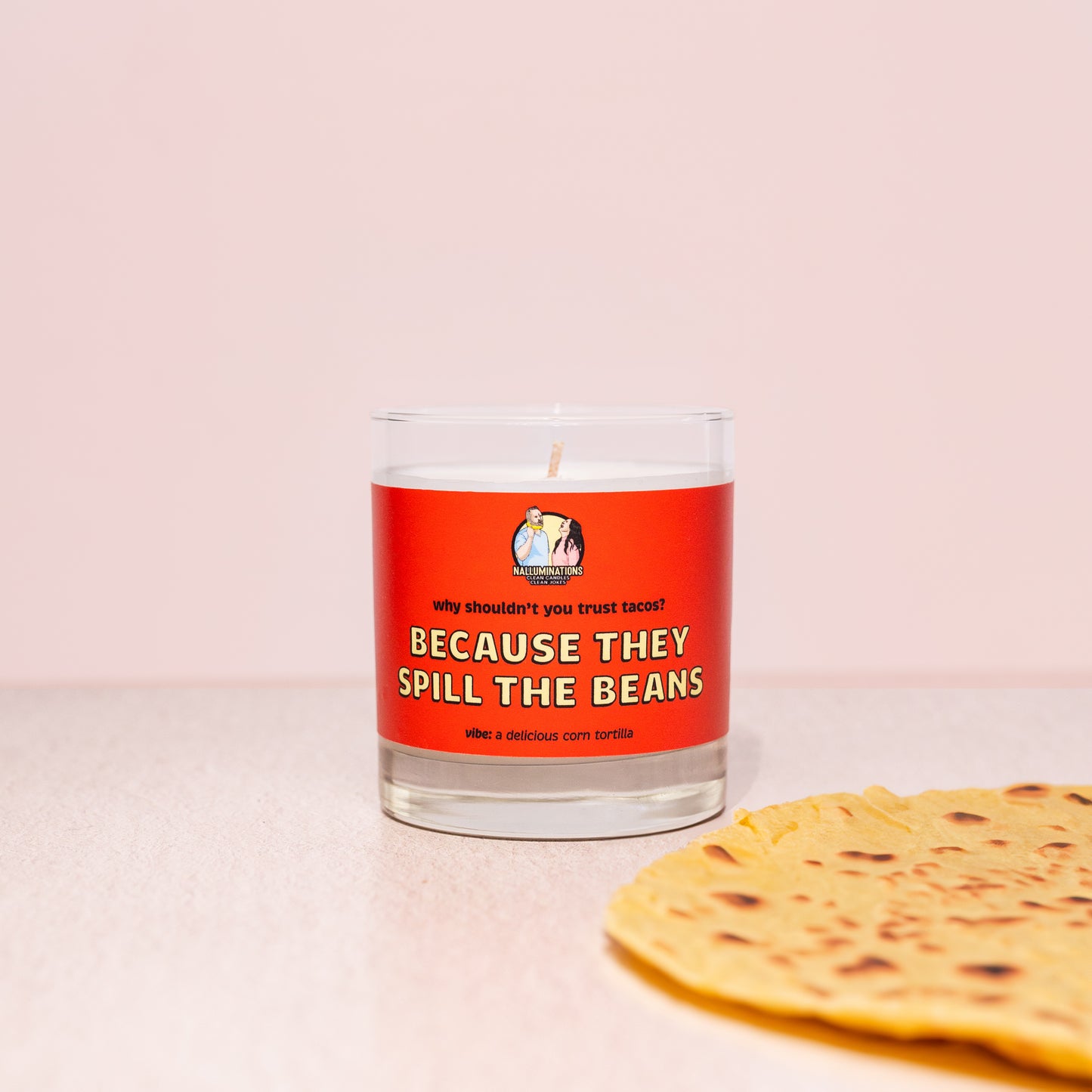 Because They Spill the Beans Candle - Taco Lovers Gift