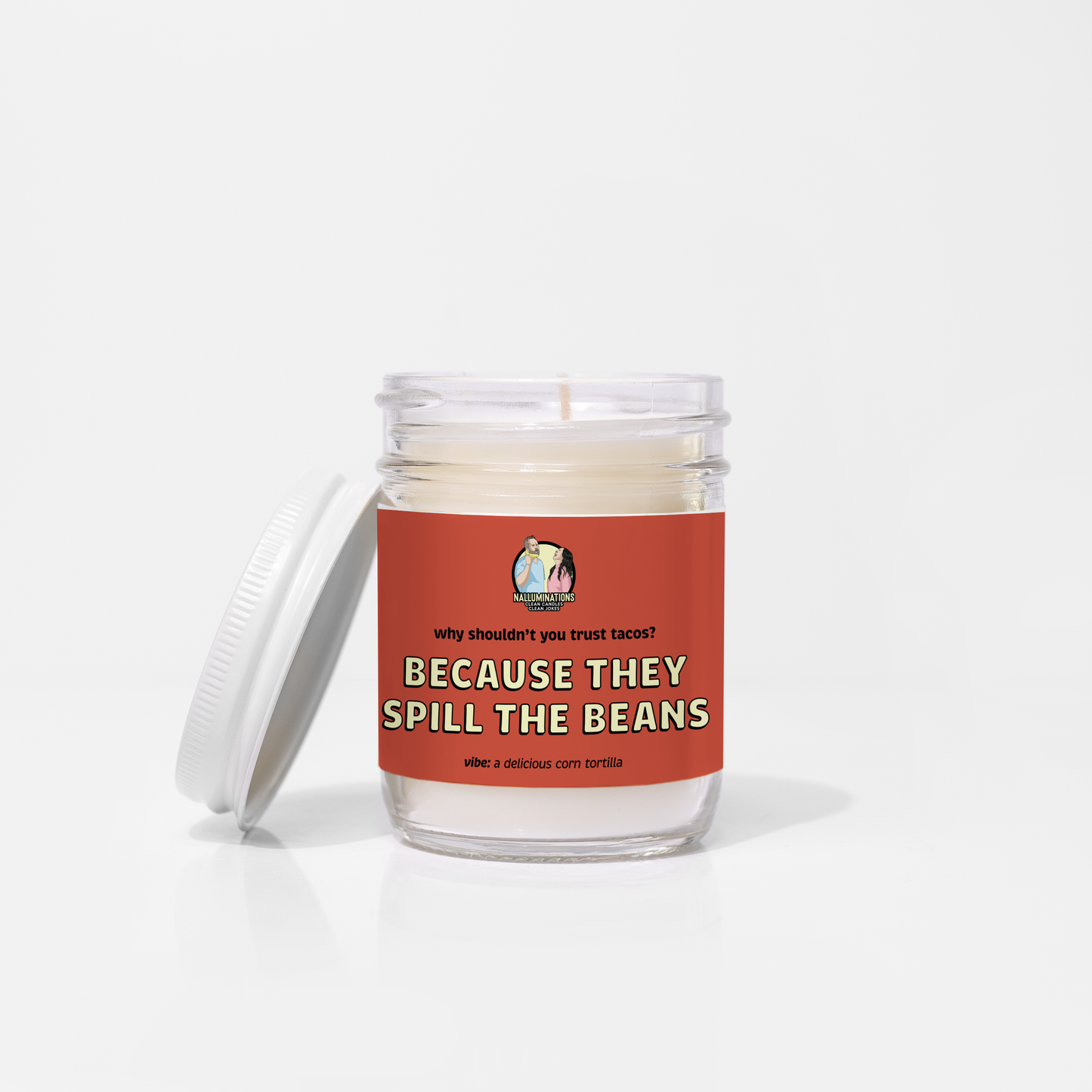 Because They Spill the Beans Candle - Taco Lovers Gift