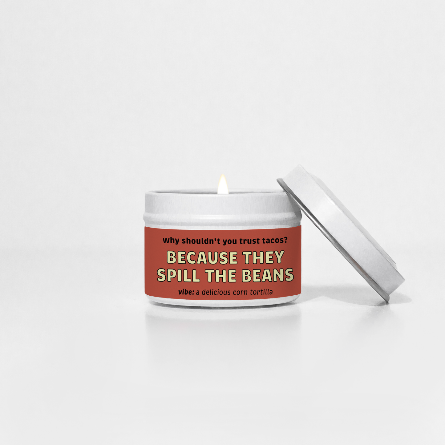 Because They Spill the Beans Candle - Taco Lovers Gift