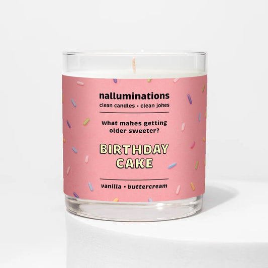 Birthday Cake Funny Candle - Vanilla Buttercream Scent