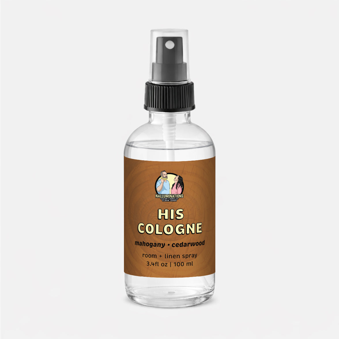 His Cologne Room Spray - Mahogany and Cedarwood