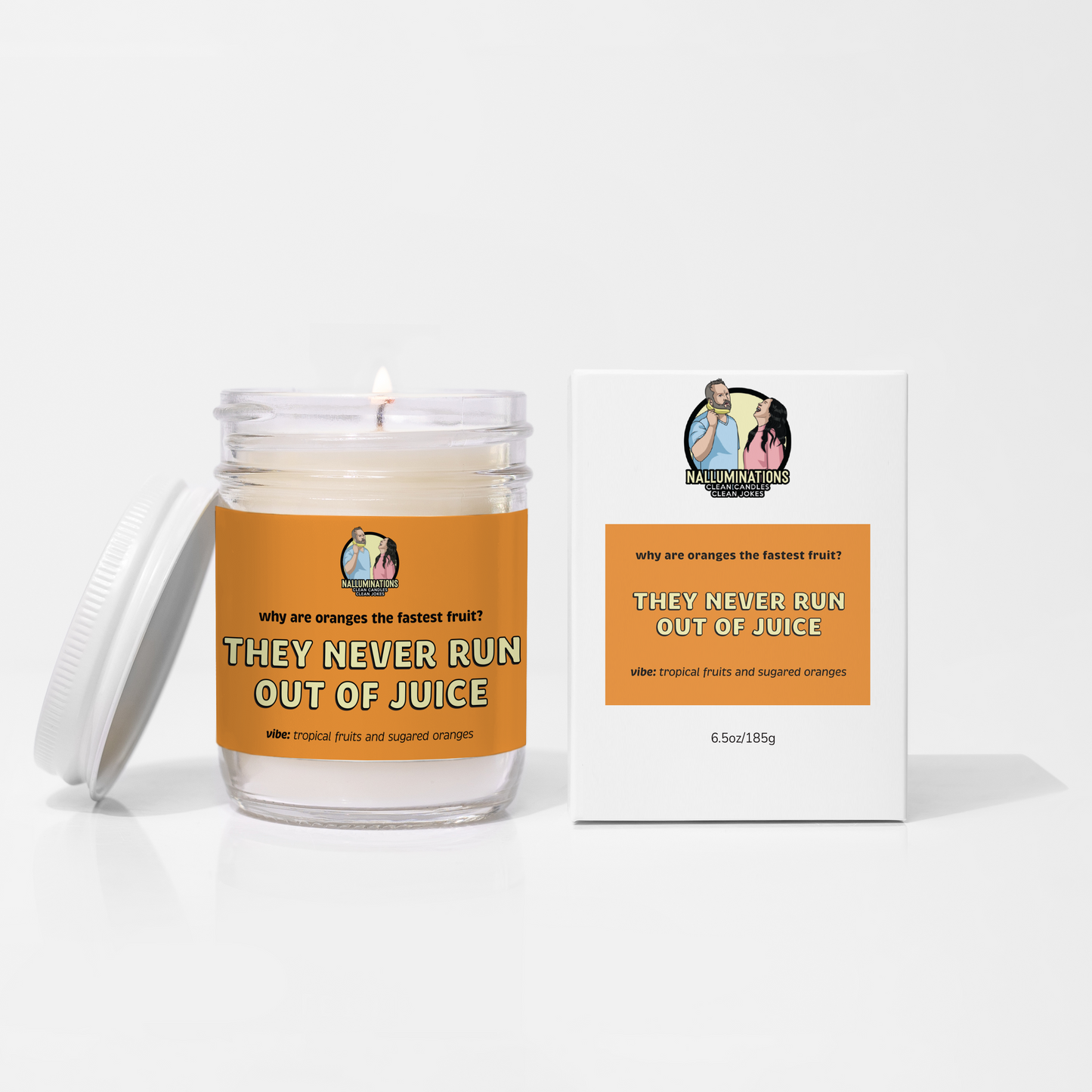 They Never Run Out of Juice Candle - Tropical fruits