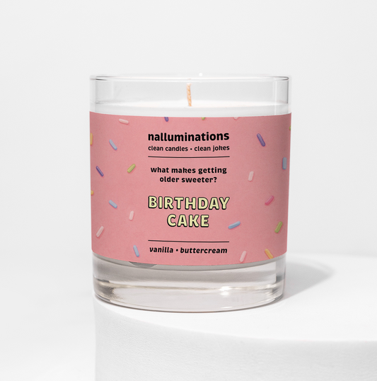 Birthday Cake Funny Candle - Vanilla Buttercream Scent