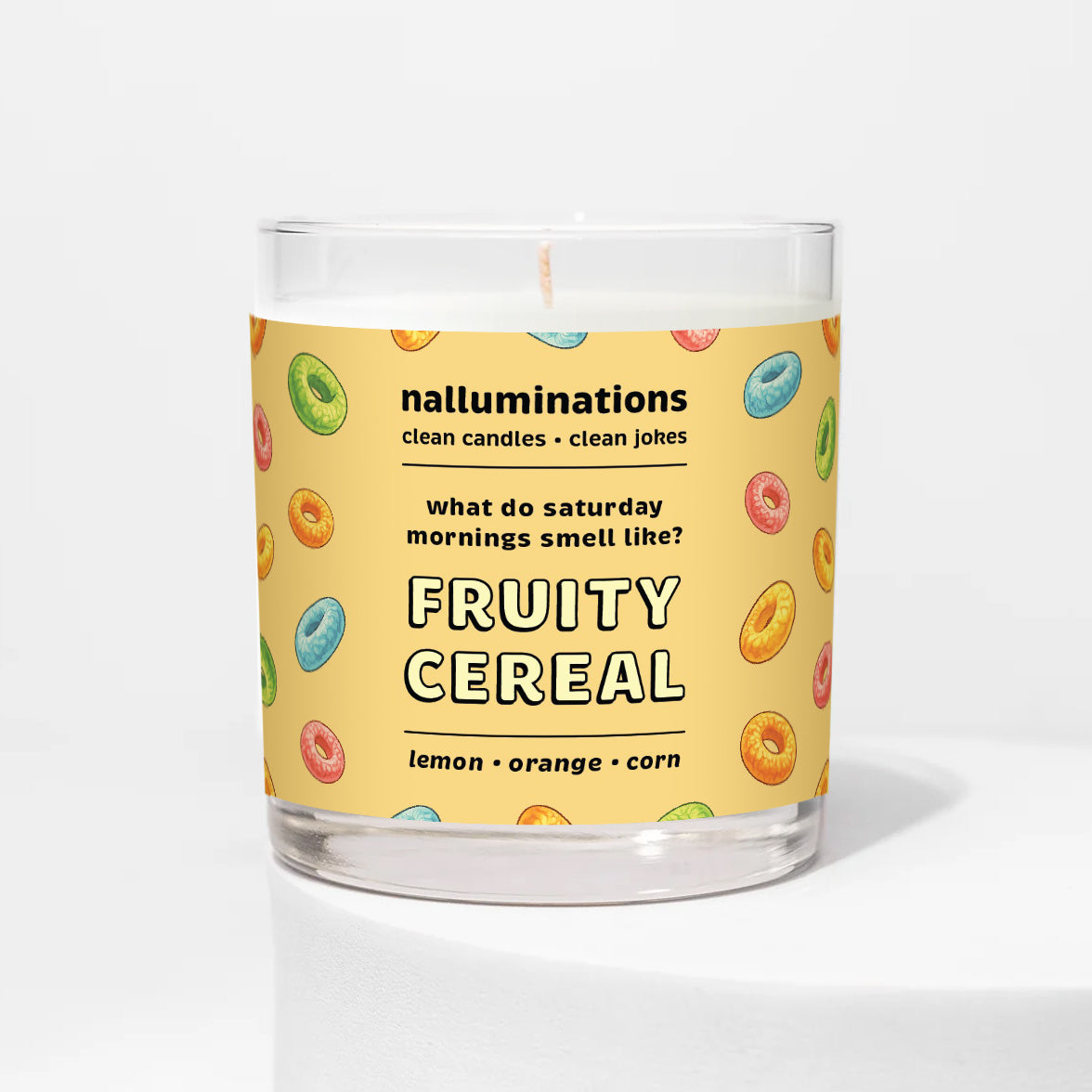 Fruity Cereal Funny Candle - Fruit Cereal Scent