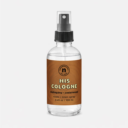 His Cologne Room Spray - Mahogany and Cedarwood