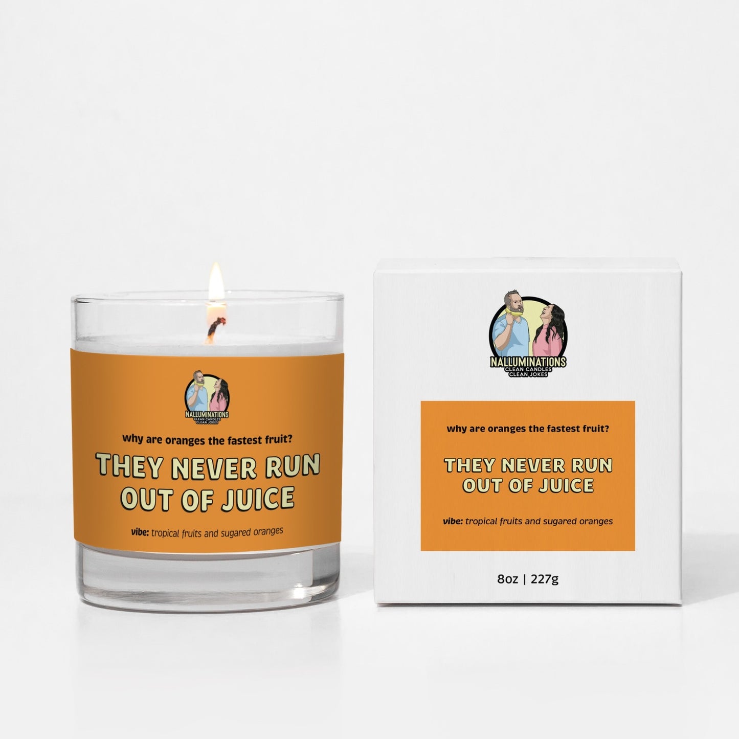 They Never Run Out of Juice Candle - Tropical fruits