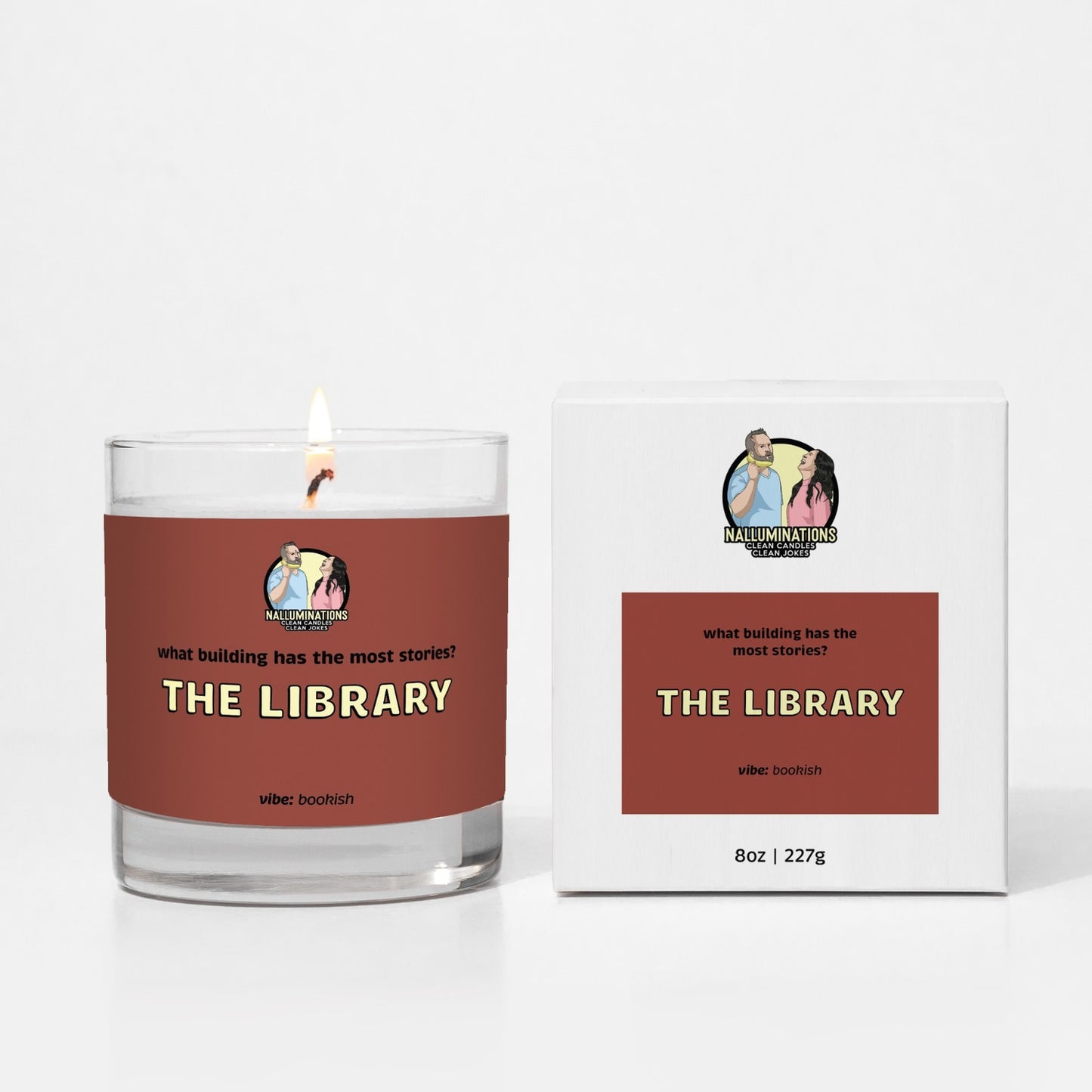 The Library Candle - Leather & Teakwood Scent