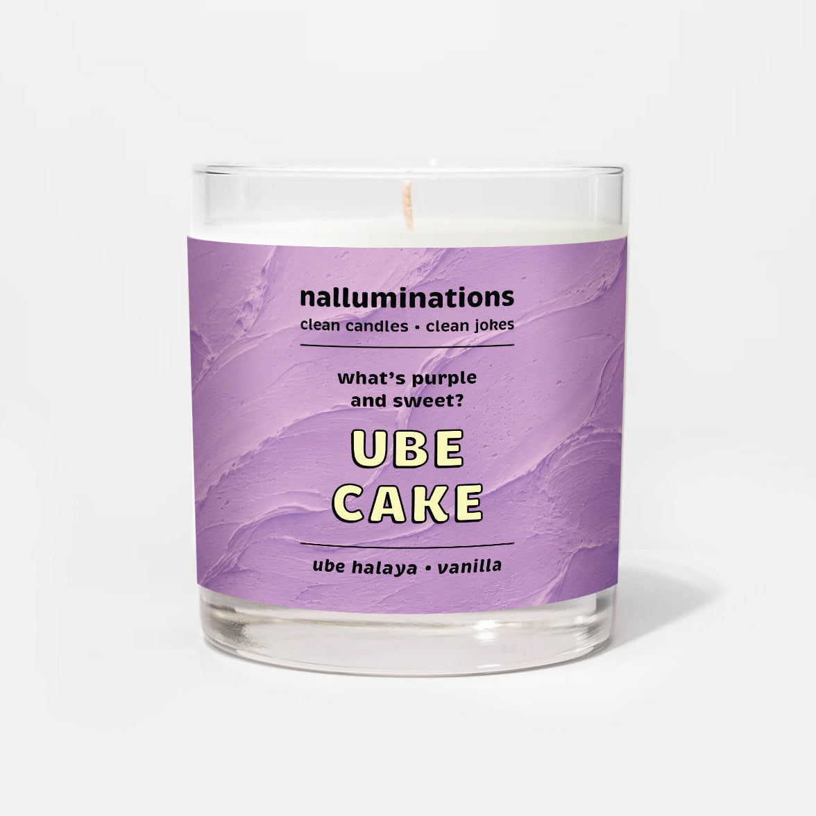 Ube Cake Funny Candle – Ube and Vanilla Scent