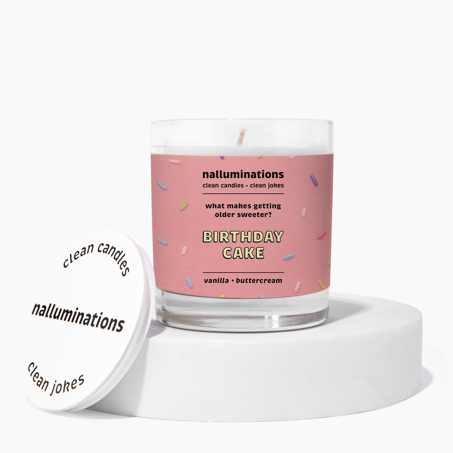 Birthday Cake Funny Candle - Vanilla Buttercream Scent