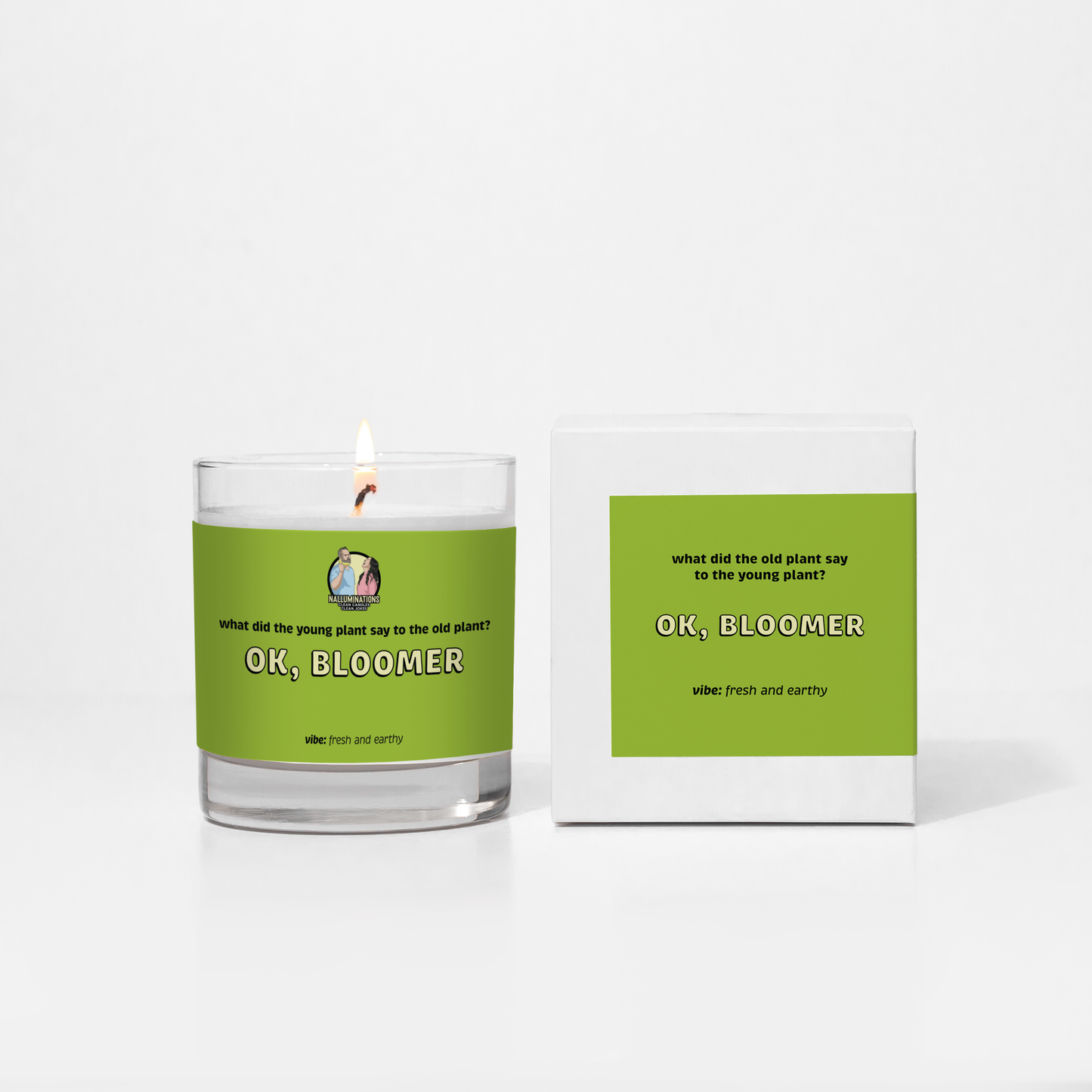 OK, BLOOMER CANDLE