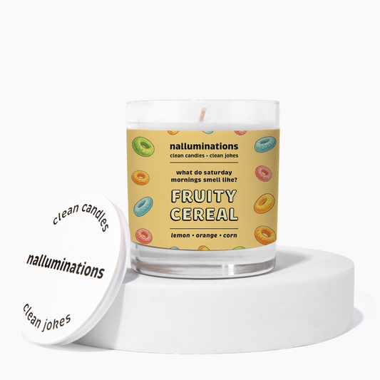 Fruity Cereal Funny Candle - Fruit Cereal Scent