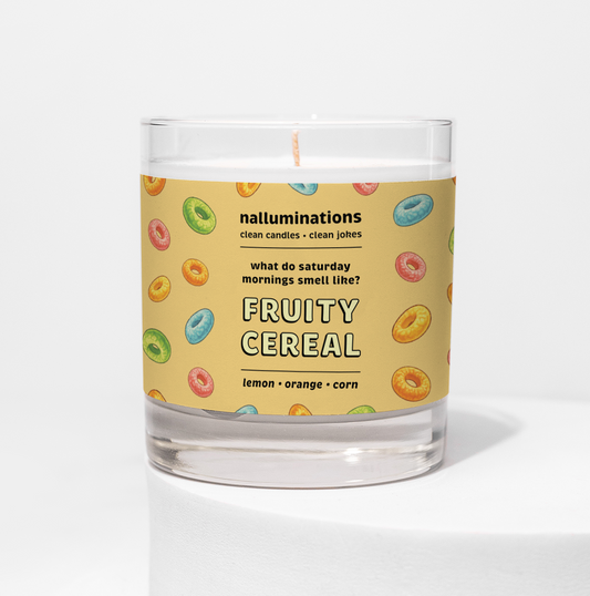 Fruity Cereal Funny Candle - Fruit Cereal Scent