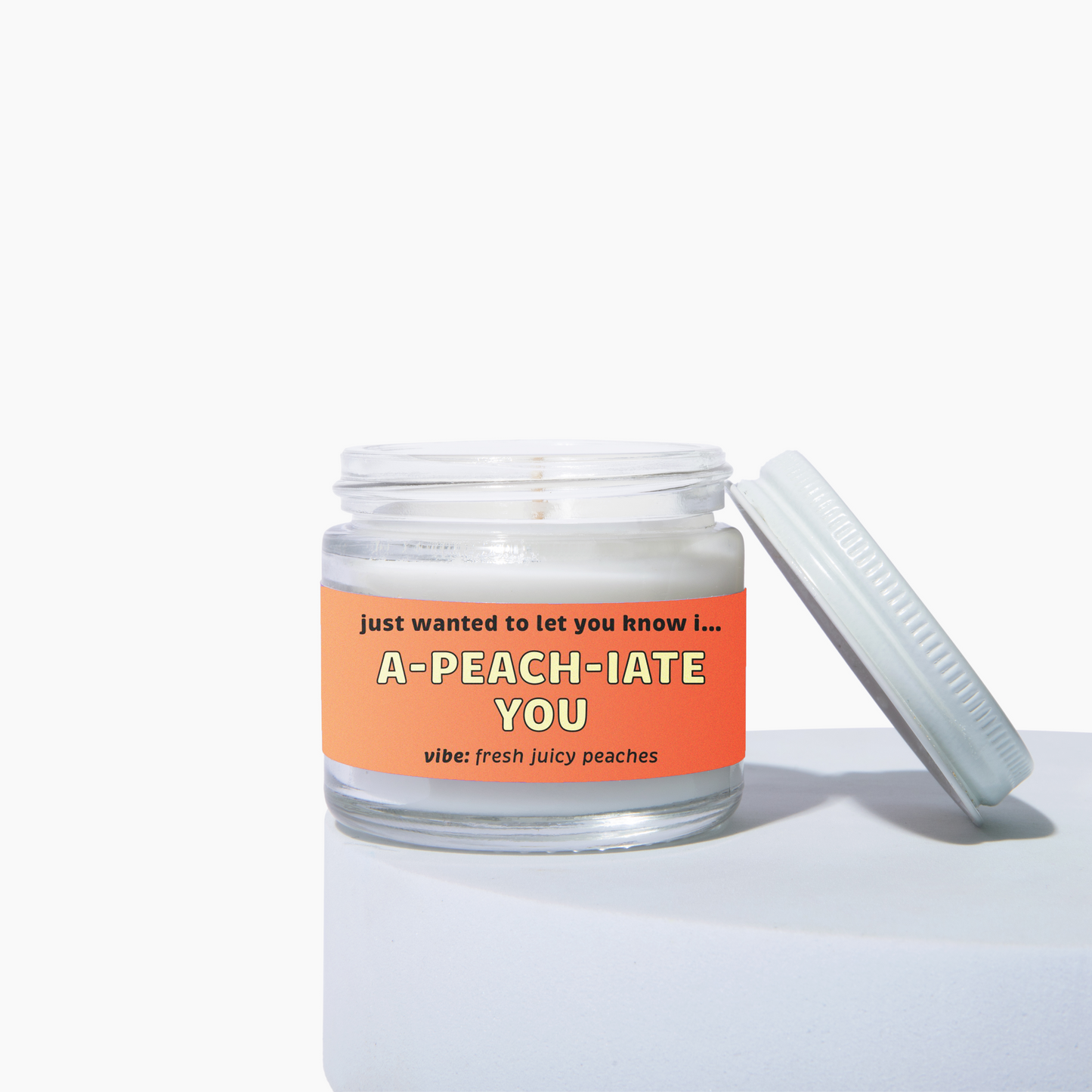 A-Peach-Iate Candle - Peach Scent - Thank You GIft