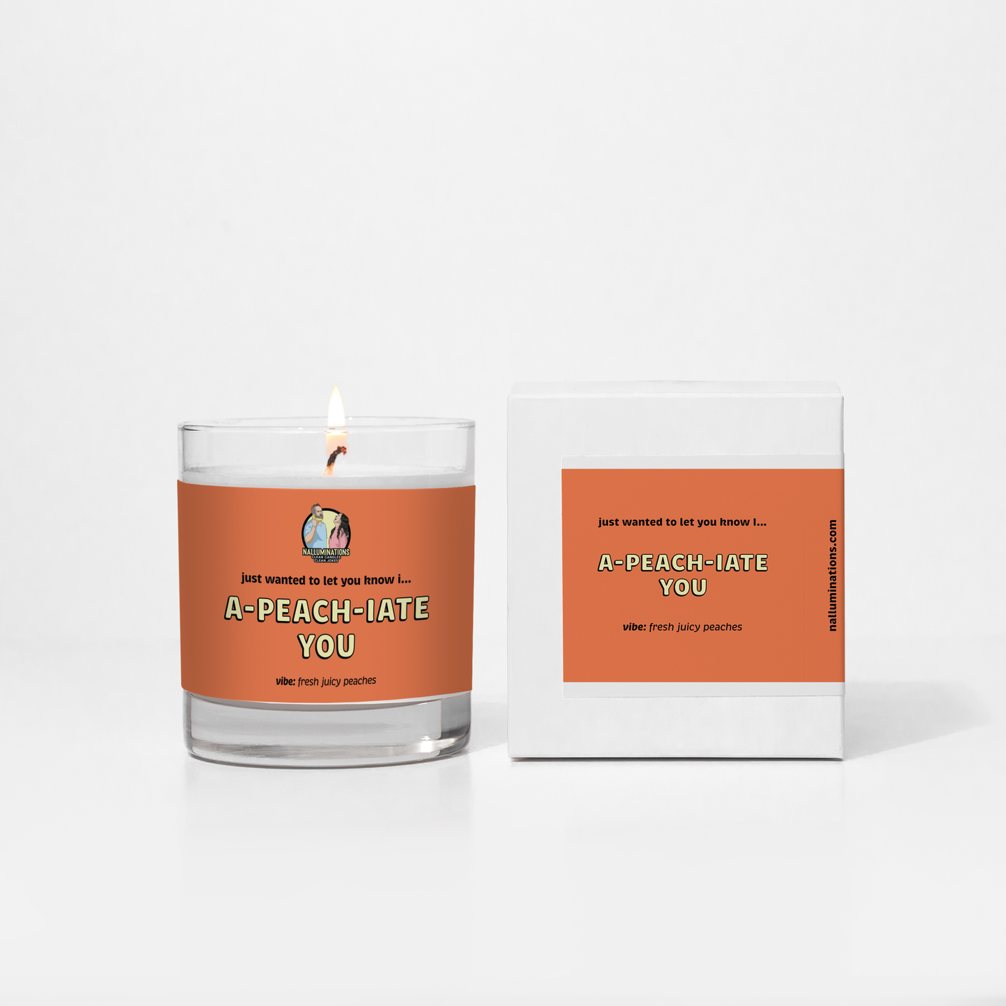 A-PEACH-IATE YOU CANDLE