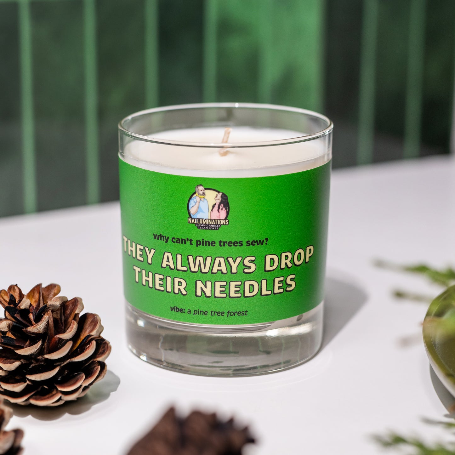 THEY DROP THEIR NEEDLES CANDLE