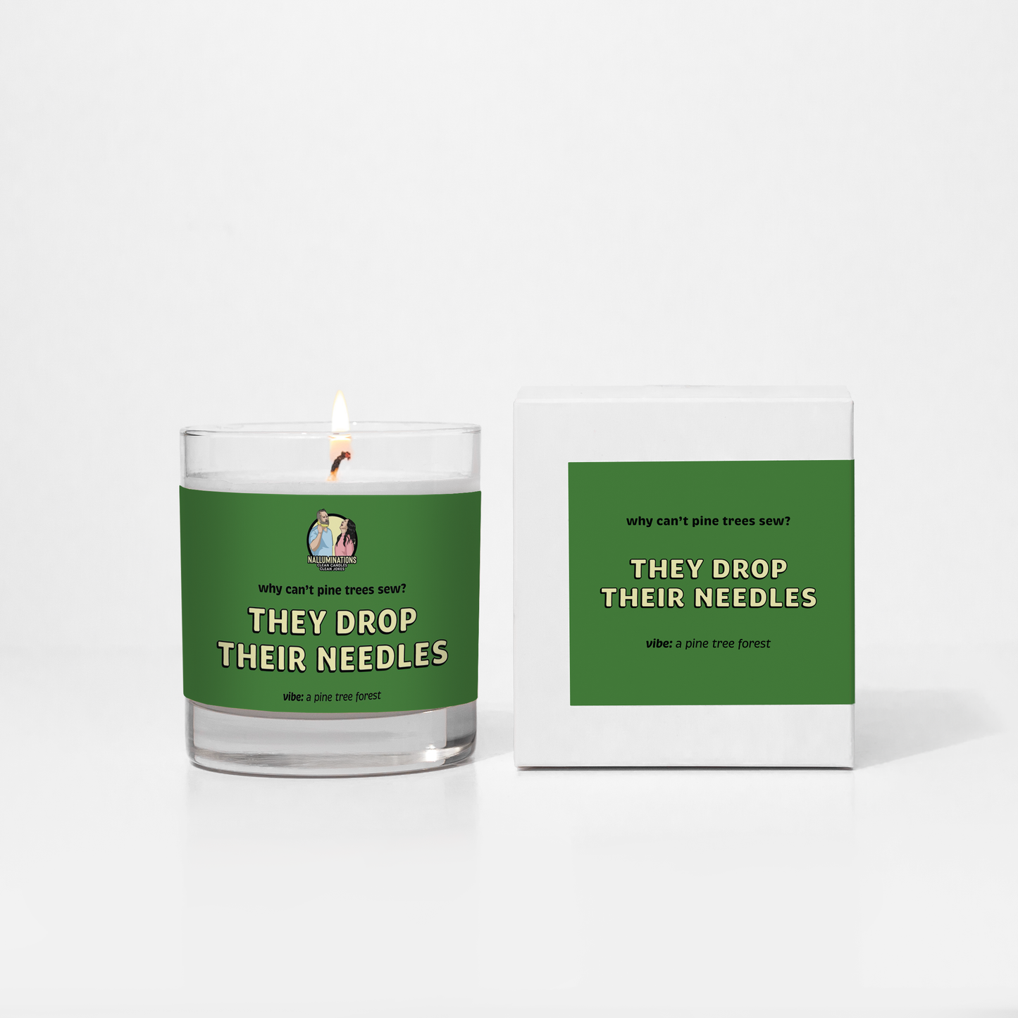 THEY DROP THEIR NEEDLES CANDLE