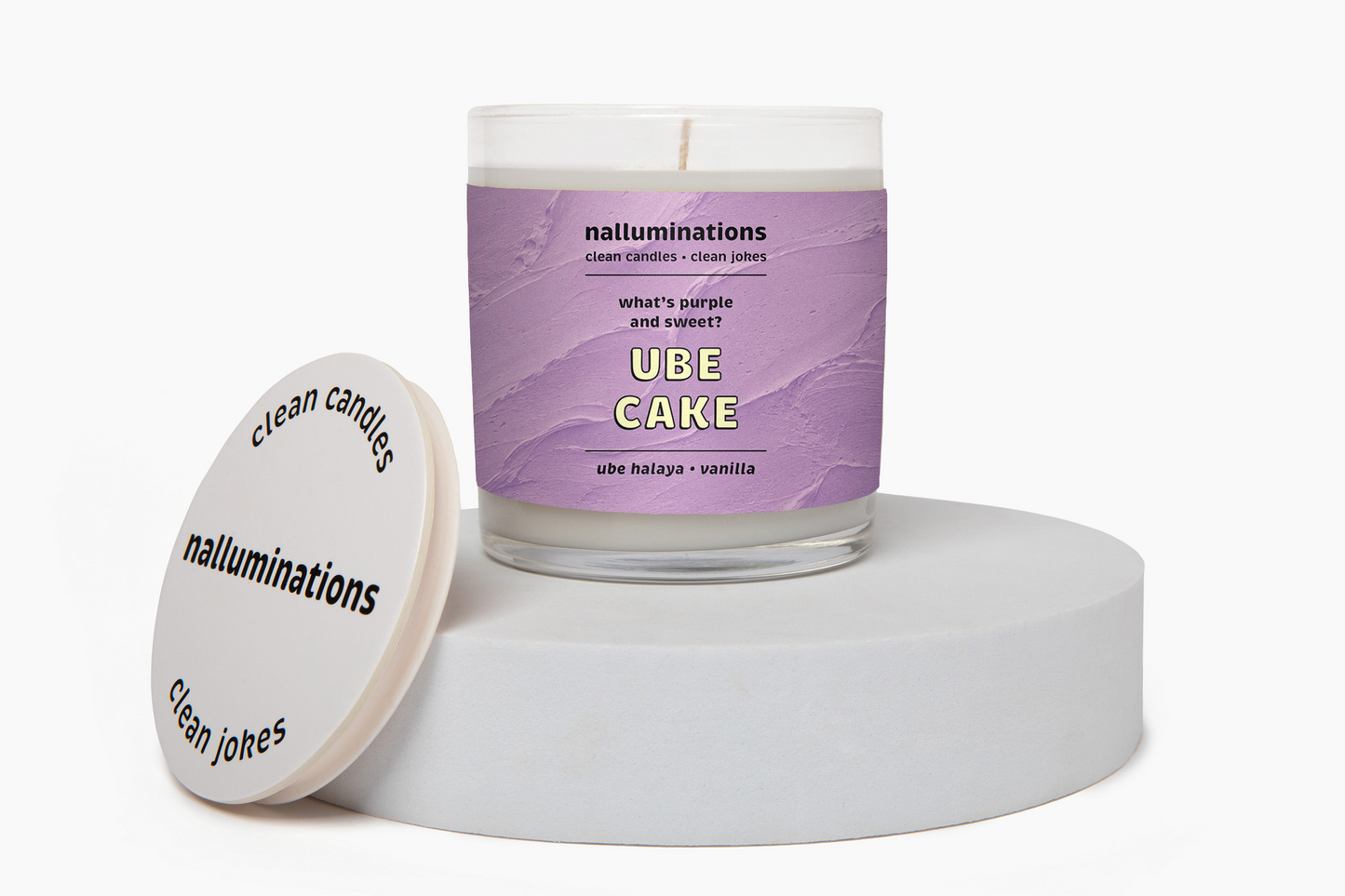 Ube Cake Funny Candle – Ube and Vanilla Scent